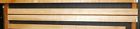 9118 Buzzsaw International Bass Guitar Neck Blank Flame Maple Black Walnut
