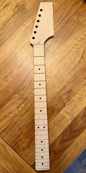 Bn34-21-m-s Allen Eden Ae Guitars Full Scale Bass Neck Maple Fretboard