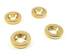 Allparts 645208001215 All Parts Gold Neck Screw Bushings