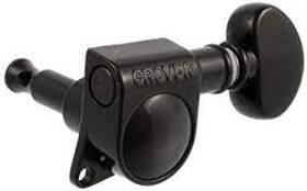 Allparts 645208019470 All Parts Grover Mid-size Rotomatics Black 3x3