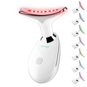 Atarnayar 445040885812 Neck&face Massager With 7 Colors-multi-functional Skincare Tool Home Beauty Devi