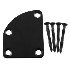 Axlizer 750225779181 1 Set Electric Guitar Neck Plate Curved Cutaway Semi Round Joint Back Mo