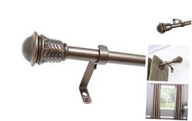 31195-vb18 Beme International Llc Clairemont 3/4 Inch Single Rod Set 18-36 Gloss Vintage Bronze