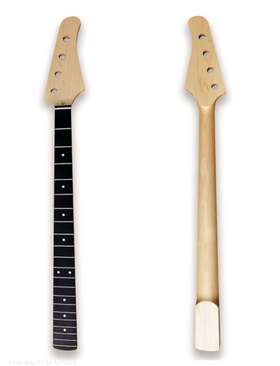 Bexgears 680168608616 4 String Electric Bass Guitar Neck 21 Fret Bolt On Composite Ebony