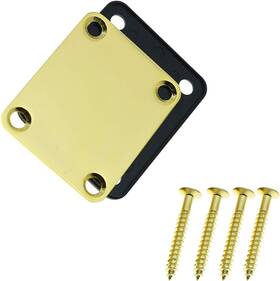 43235-82630 Brand Jianzhenkeji 1 Set Electric Guitar Neck Plate With Screws For Strat Tele Glod