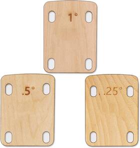 76271 Brand Savita 3pcs Guitar Neck Shims Solid Maple Wood Shim Protection 0.25