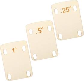 Nfbhmjab0 Brand Sibba 597403 1 Guitar Neck Shims 3pcs Solid Maple Wood Shim Protection Wooden