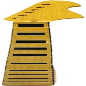 Branded 313030670663 Yellow Maple Wood Electric Guitar Neck 22 Frets Fretboard