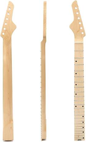 Branded 313114331350 Reverse Head Guitar Maple Wood Neck 24 Frets Fingerboard
