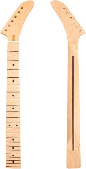 Branded 705353646447 Banana Headstock Guitar Maple Wood Neck 22 Frets Fingerboard Fretboard