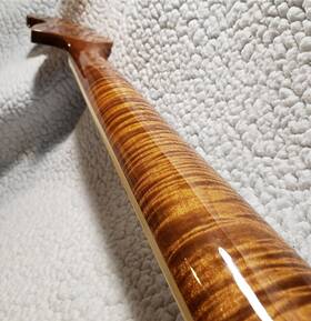 Pfjm-49c Dillion Pfjm-48 Crazy Usa Roasted Flame Maple Neck.fits St/j-master/te Body.cbs Head.#