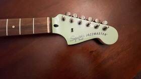 2625 Fender Used Squier Contemporary Jazzmaster Neck With Tuning Pegs