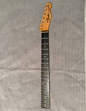 Fender 3dec67b 1967 Telecaster Guitar Neck Maple/rosewood With Tuner Bushings