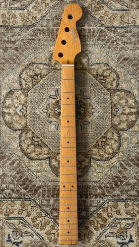 Ft50s Fender 885978550326 Roasted Maple Vintera Precision Bass Neck With 20 Vintage Frets