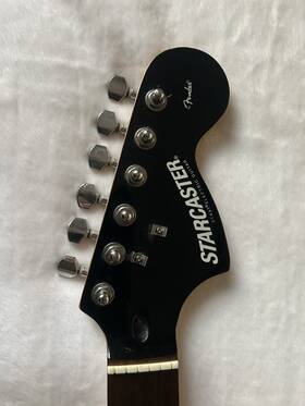 Cos070707465 Fender Squier Starcaster Guitar Neck Rosewood Fretboard With Tuners/plate/bolts