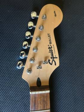 Ic020113894 Fender Squier Affinity Stratocaster Guitar Neck Rosewood With Tuners/plate/bolts