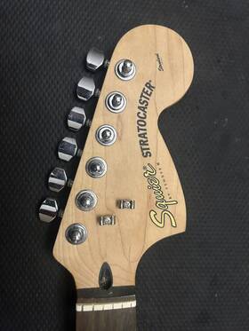Ic020416268 Fender Squier Standard 20th Anniversary Strat Guitar Neck Rosewood With Tuners