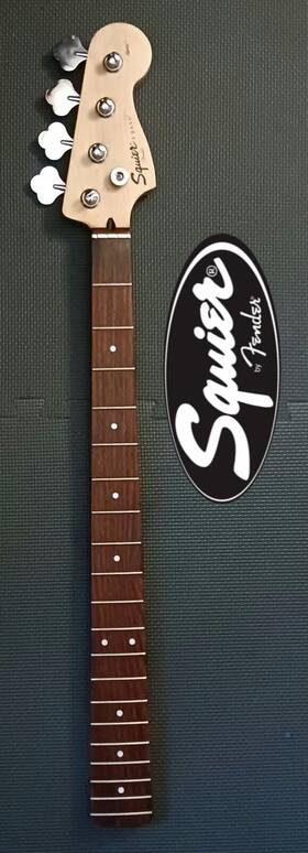 Ic080302065 Fender 2008 Squier Affinity Precision Bass Neck Rosewood Indonesia Factory