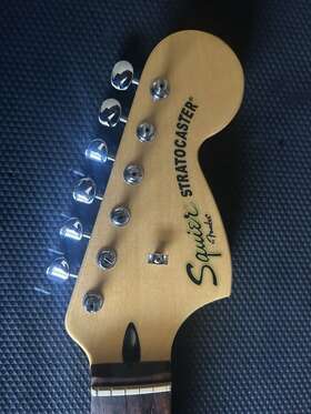 Ics12283830 Fender Vintage Modified Squier Guitar Neck Rosewood Fretboard With Tuners 2012