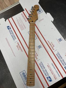 Mn1108724 Fender 2021 Roasted Maple Stratocaster Strat Electric Guitar Neck Made In Mexico