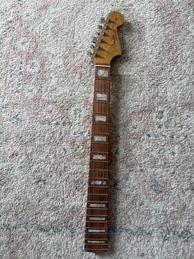 Fender Mx23122304 Jazzmaster Maple Brown Neck For Electric Guitar With Locking Tuners