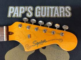 6747 Fender Squier New Classic Vibe 60s Jazzmaster Neck With Tuning Pegs Plate