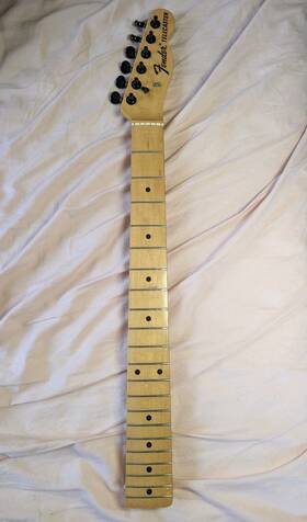 Tn70-ex Fender Japan Telecaster Neck Maple Cap No Skunk Stripe Mij