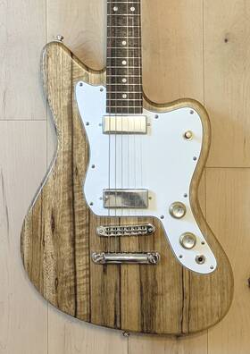 Jx7202 Four Winds Jx72 Black Limba Stoptail Offset Mojotone Firebird Luthier Handmade