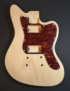 Jx72z04 Four Winds Lutherie Jx72 Offset Stoptail Jazzmaster Style Alder Guitar Body Handmade Usa