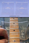 Gnrgs Guitar Neck Radius Gauge Set Clear Non Damaging New