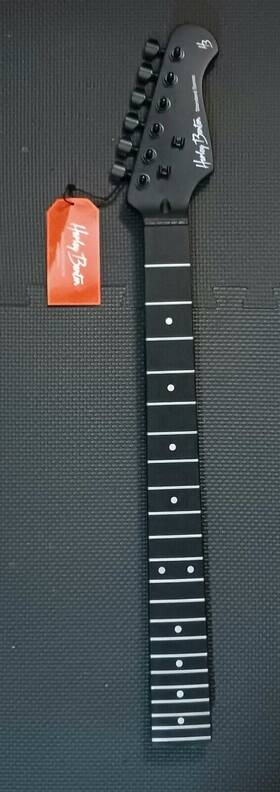 St20stealthn Harley Benton 2024 New Stratocaster Neck Stealth Matte Black