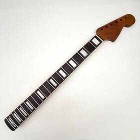Hjn5376 Hoodoo Jazzmaster Neck Rosewood/roasted Maple Bound Nitro