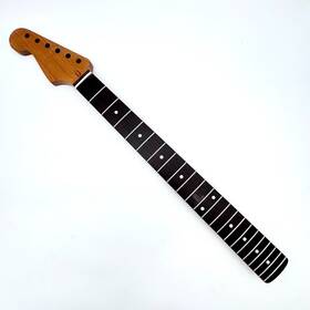 Hsn4315 Hoodoo Stratocaster Rosewood/roasted Maple Lefty Neck Nitro New
