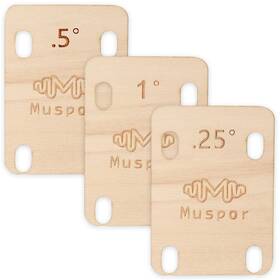 Llp20230515111-1 Hoydate 3pcs Guitar Neck Shims Solid Maple Wood Shim Protection 0.25 0