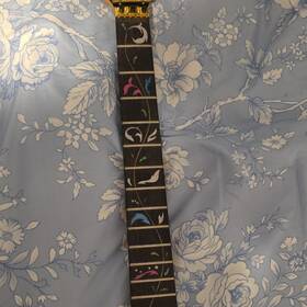 Ibanez F0801880 Team J Craft Electric Guitar Neck Maple Rosewood Gold Tuners Inlay