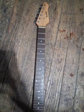 St16 J. Reynolds Austin Strat Type Electric Guitar Neck With Tuners