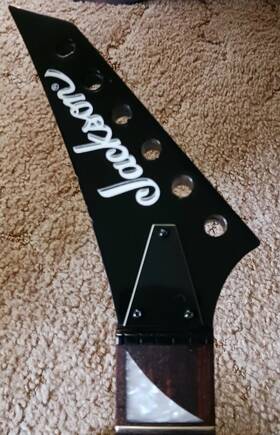 Nhj1038775 Jackson/charvel Rare X Series Reverse Headstock Neck Oem India Super Nice