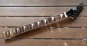 Gtx-33 Kaman Ovation 1980s Applause Gtx 33 Guitar Neck By Pearl Shark Fin Inlays Tuning Pegs