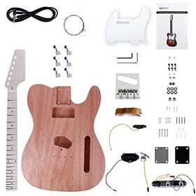 Leo Jaymz 614024796902 Diy Tl Style Electric Guitar Kits With Mahogany Body And Maple Neck - F