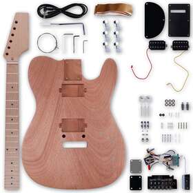 Leo Jaymz 765279842163 Diy Tl Style Electric Guitar Kits Roasted Maple Neck And Fing