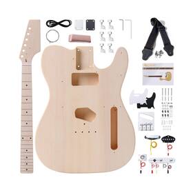 Gk002 Leo Jaymz Diy Tl Style Electric Guitar Kits With Poplar Body And Maple Neck -