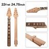 Lp-13 Yinfente Guitar Neck Mahogany Rosewood Fretboard Flying Head Set In