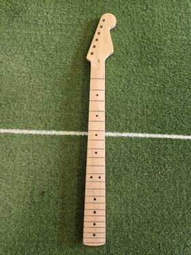 Mighty Mite 181367 Fender Lic. Strat Neck Floyd Rose Cut. Unfinished