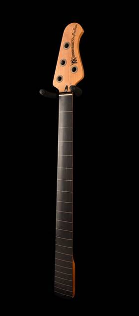 88mus010 Music Man Vintage 1982 Stingray Fretless Bass Neck Rosewood Stamp 1-22-82