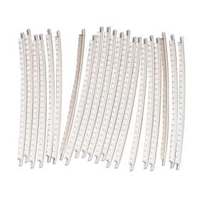 Mx0004 Musician Outfitters Acoustic Electric Guitar Fret Wire Pre Cut 2.9mm Stainless Steel 21 Frets Chrome