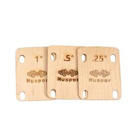 Kxo2491978112736ad Muspor Mx0360d 3pcs Guitar Neck Shims 0.25 0.5 1 Degree Wooden Set G0h7