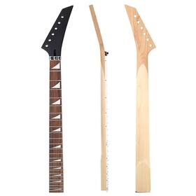 Ogdni Gs84-85 Electric Guitar Neck 24 Fret 25.5 Inch Maple Fingerboard Locking Nut Replacem