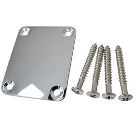 R-1002-cr Ovsal Guitar Neck Plate Chrome Joint Electric Part Replacement Fo