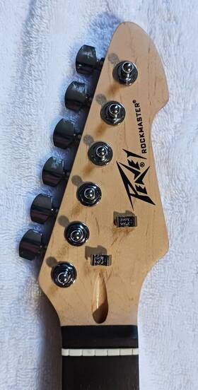 Bxba1203900 Peavey Rockmaster Neck Loaded With Enclosed Tuners Mint