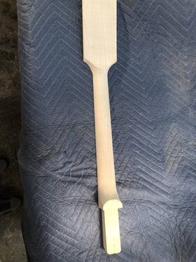222fm Penta Guitarworks Neck Blank/hond Mah/katalox/mah Single Cutaway